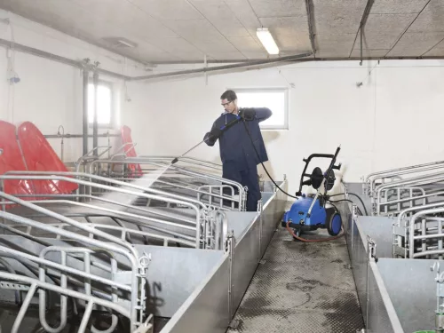 Nilfisk MC 5M 180/840 XT hidegvizes magasnyomású mosó tömlődobbal