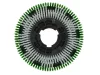 Kefe (Numatic géphez) közepes 15" 360/385mm fehér-zöld PPL 0,75mm (606105 helyett)
