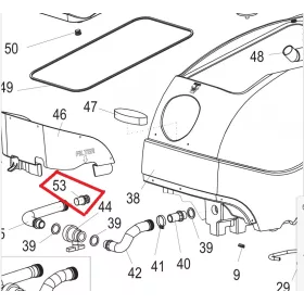   Zárdugó kupak piszkosvíz leeresztőcsőhöz Eureka E50/E55
