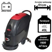 Viper AS 510 B akkus padlótisztító gép (kefe+akku+töltő+szívógumi)