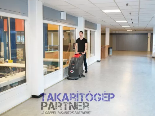 Viper AS 510 B ipari takarítógép intézmény padlóját takarítja