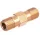 Közdarab 1/4" K - 1/4" K hosszú, réz
