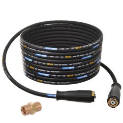   Magasnyomású tömlő acélfonatos 20m Karcher HD HDS nagynyomású mosókhoz, M22x1,5 belső menet (250bar, DN6, 155°C)