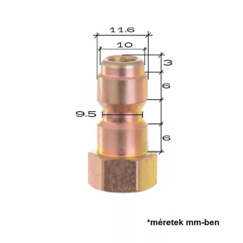 Gyorscsatlakozós fúvóka szett (5db-os) 035 shortgun