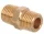 Közdarab 1/4" K - 1/4" K rövid, réz