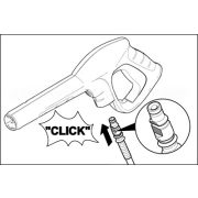 Mosópisztoly Karcher K2 K3 K4 K5 mosóhoz Quick connect Klikk (2.642-889.0 helyett)