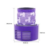 Mosható HEPA szűrő DYSON V10 sorozatú porszívóhoz (969082-01, 96908201 helyett)