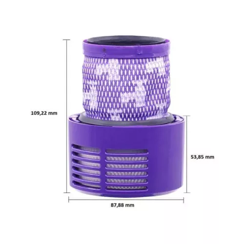 Mosható HEPA szűrő DYSON V10 sorozatú porszívóhoz (969082-01, 96908201 helyett)