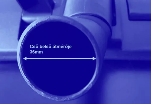 Kefés padlófej DN38