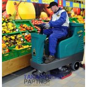 Eureka E65 E75 E83 vezetőüléses ipari padlósúroló gép hipermarket kiskereskedelem takarítás