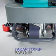 Eureka E65 E75 E83 vezetőüléses ipari padlósúroló gép védőcső az első keréknél