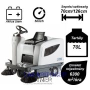 Nilfisk SR 1101 B seprőgép (akku+töltő+kefe)