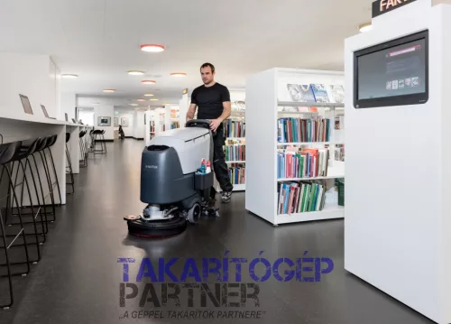 Nilfisk SC500 B FULL PKG önjáró padlótisztító gép + akku + töltő + kefe
