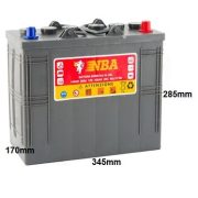 NBA karbantartásmentes zselés akkumulátor Nilfisk SC500 / BA530 / BA531/ Scrubtec 553 B / SW900 géphez