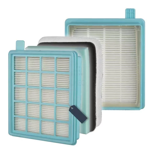 Hepa szűrő szett 3in1 Philips FC8470 / PowerPro porszívókhoz (FC8058/01 helyett)