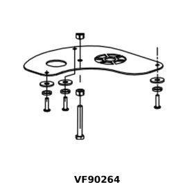Szívómotor-burkolat készlet VF90264