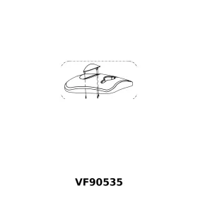 Piszkosvíz tartályfedél kit AS510B akkus géphez VF90535