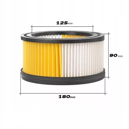 1db Szűrőpatron + 5db Szintetikus porzsák Karcher WD4 / WD5 / WD 4.000-5.999 géphez (6.414-960.0 és 2.863-006.0 helyett)